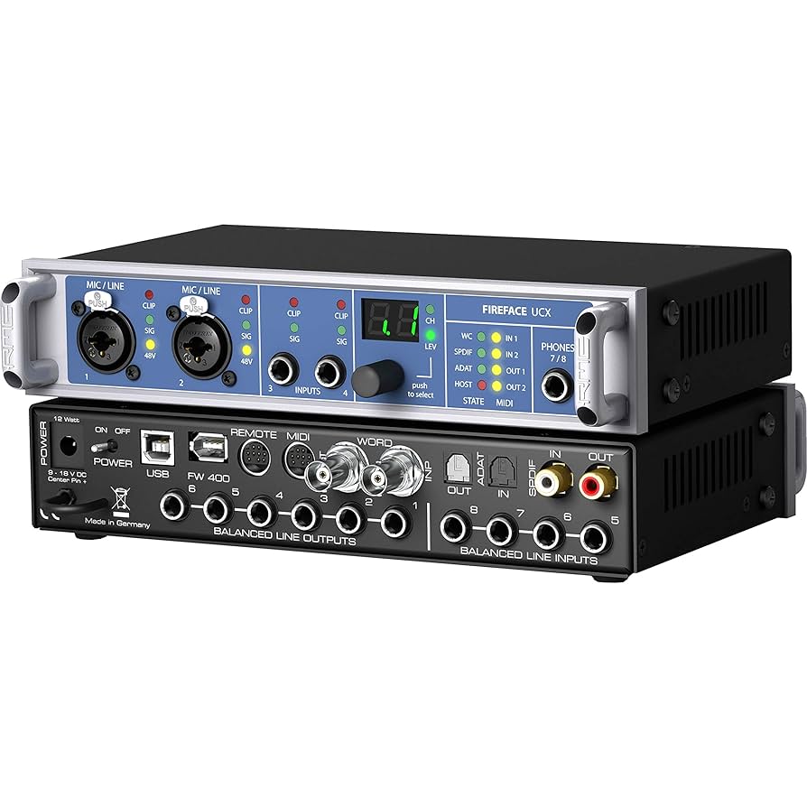 RME Fireface UCX インターフェース Amazon.com: FireFace UCX USB & Firewire Audio Interface